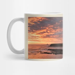 November sunrise over Collywell Bay Mug